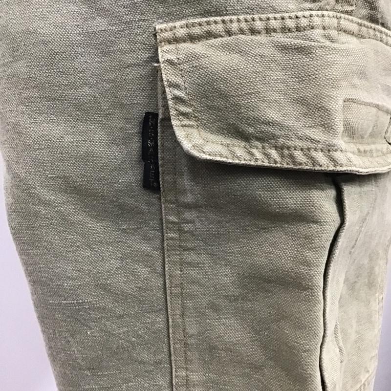 ハリウッドランチマーケット HRMARKET パンツ ショートパンツ コットンリネン 2 無地 カーキ / カーキ / メンズ USED 古着 中古 10083875