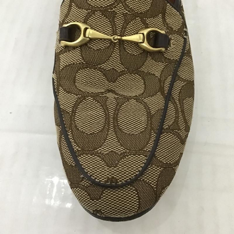コーチ COACH パンプス パンプス FG3109 ビットローファー シグネチャー 総柄 ベージュ / ベージュ / X 茶 / ブラウン / レディース USED 古着 中古 10083887