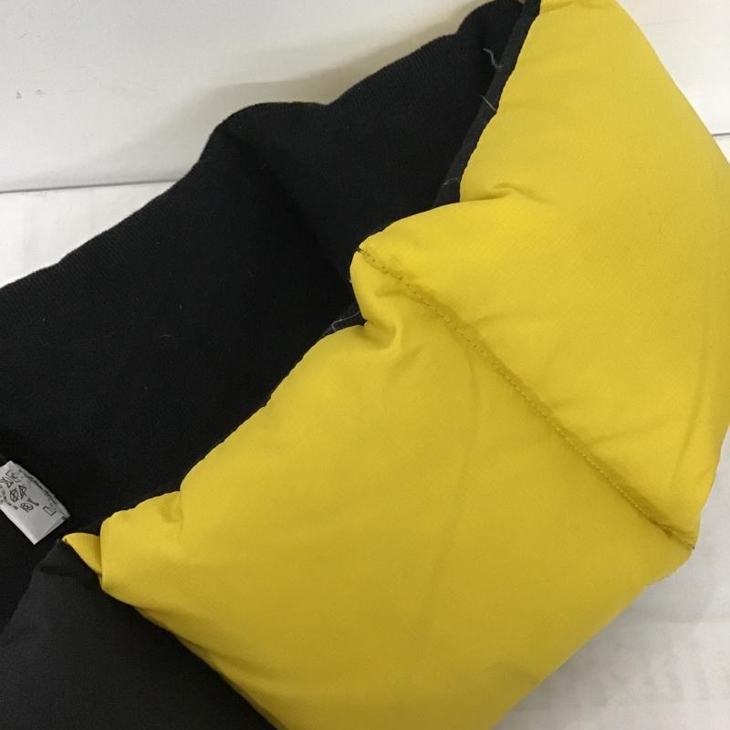 ザノースフェイス THE NORTH FACE マフラー マフラー NN71801 ヌプシ ダウンマフラー FREE ロゴ、文字 黒 / ブラック / X 黄 / イエロー / メンズ USED 古着 中古 10083889