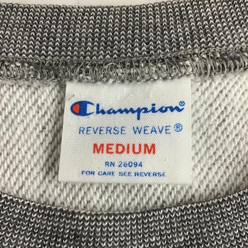 チャンピオン Champion トレーナー 長袖 CSS5220 REVERSE WEAVE スウェット M ワンポイント 灰 / グレー / メンズ USED 古着 中古 10083975