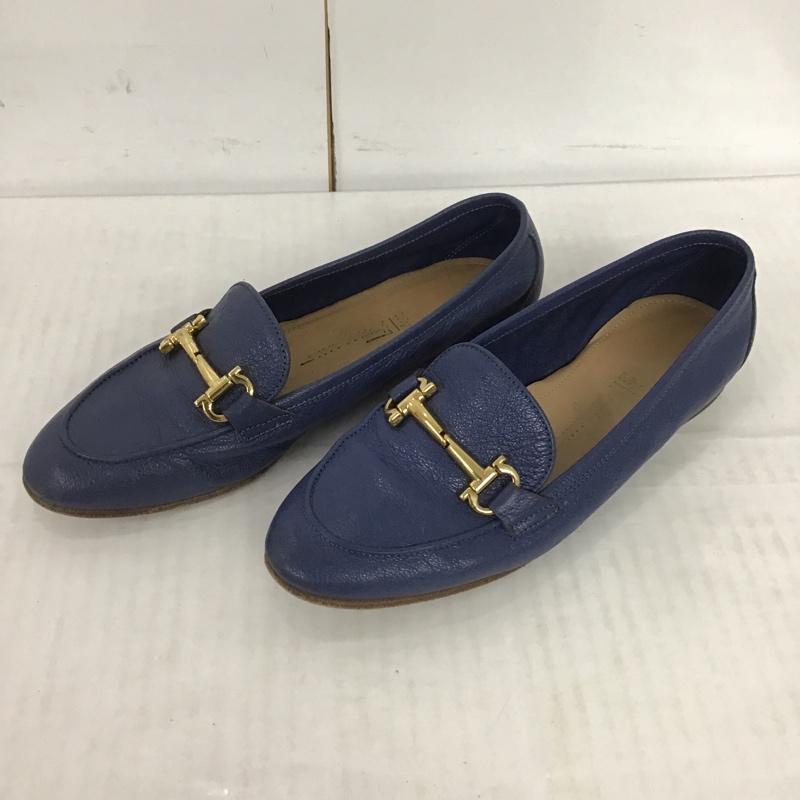 サルヴァトーレフェラガモ Salvatore Ferragamo ローファー ローファー DY 74784 無地 青 / ブルー / レディース USED 古着 中古 10083993