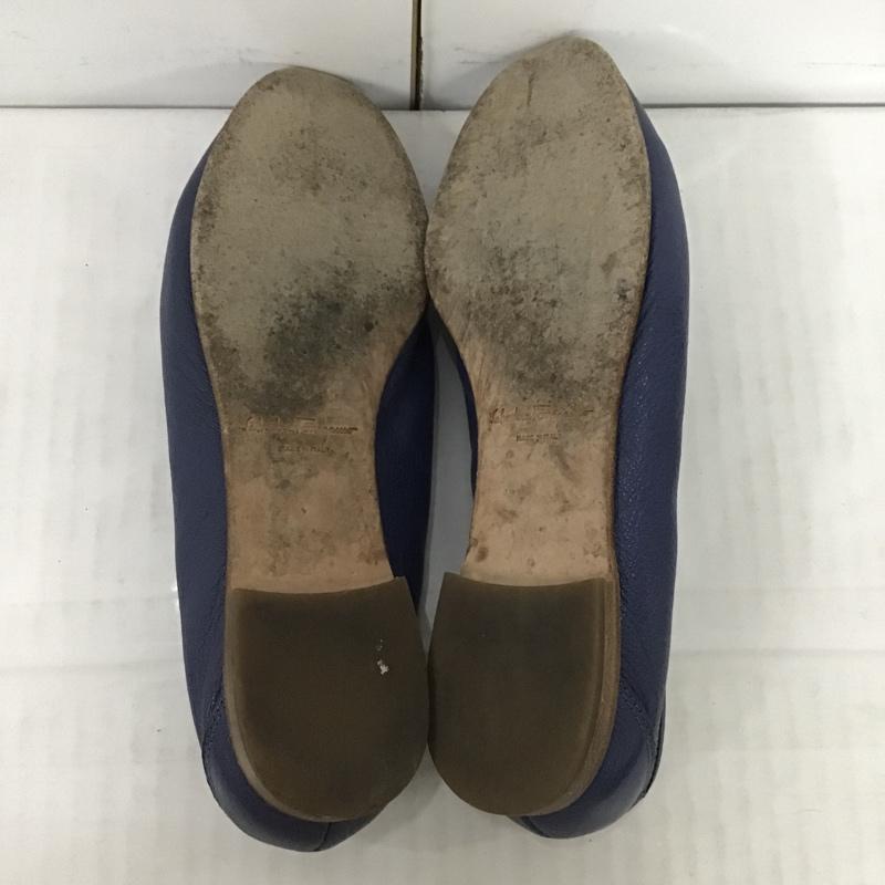 サルヴァトーレフェラガモ Salvatore Ferragamo ローファー ローファー DY 74784 無地 青 / ブルー / レディース USED 古着 中古 10083993