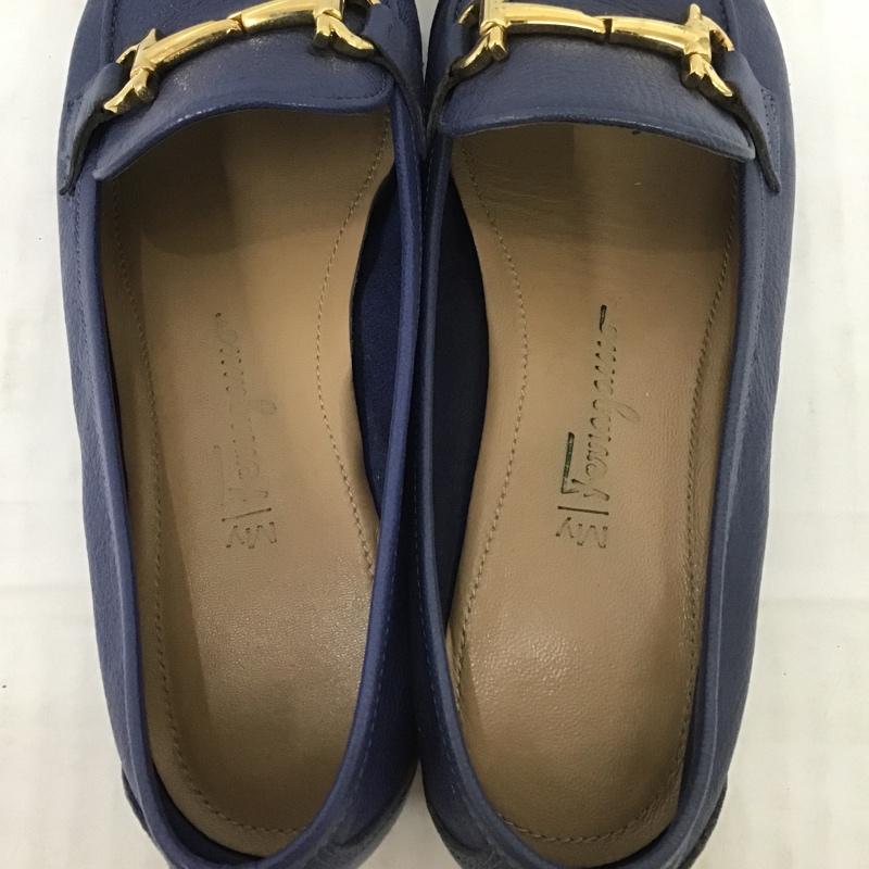 サルヴァトーレフェラガモ Salvatore Ferragamo ローファー ローファー DY 74784 無地 青 / ブルー / レディース USED 古着 中古 10083993