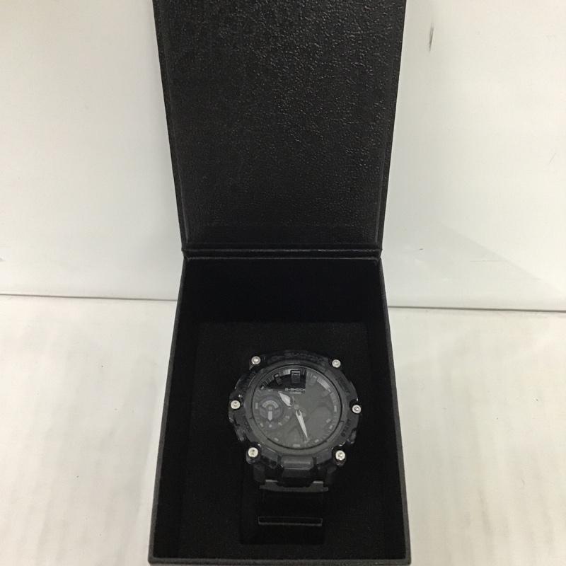 ジーショック G-SHOCK 腕時計 アナログ(クォーツ式) GA-2200SKL Sound Wave 箱有 ロゴ、文字 黒 / ブラック / メンズ USED 古着 中古 10083997