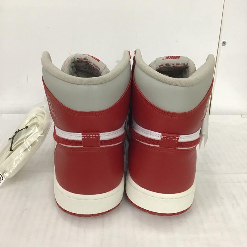 ナイキ NIKE スニーカー スニーカー DJ4891 061 W AIR JORDAN 1 RETRO HIGH OG 29cm 箱有 29.0cm ロゴ、文字 白 / ホワイト / X 灰 / グレー / X 赤 / レッド / メンズ USED 古着 中古 10084039