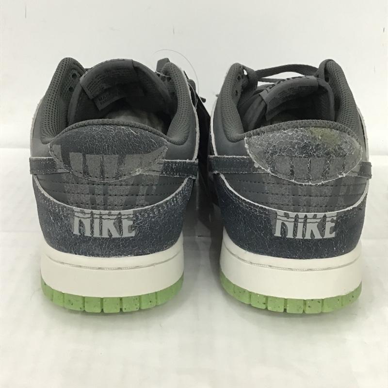 ナイキ NIKE スニーカー スニーカー DQ7681 001 DUNK LOW RETRO PRM Halloween 28.5cm 箱有 28.5cm ロゴ、文字 ダークグレー / ダークグレー / X 白 / ホワイト / X 薄緑 / ライトグリーン / メンズ USED 古着 中古 10084050