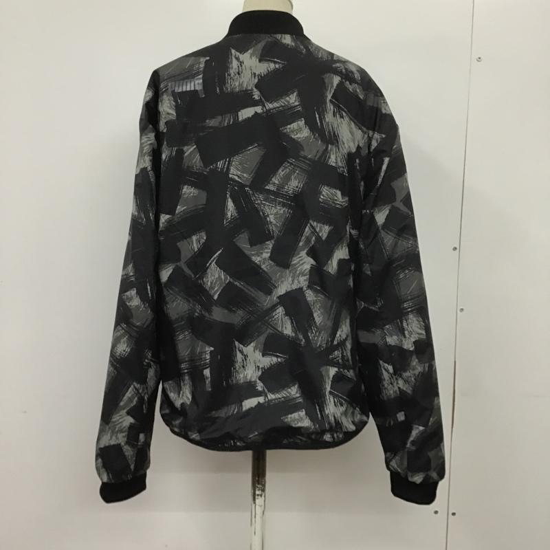 プーマ PUMA ジャケット、上着 ジャンパー、ブルゾン リバーシブル L 無地 X 総柄 黒 / ブラック / レディース USED 古着 中古 10084053