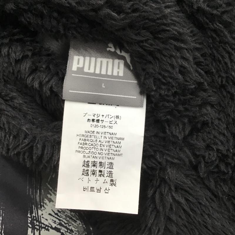 プーマ PUMA ジャケット、上着 ジャンパー、ブルゾン リバーシブル L 無地 X 総柄 黒 / ブラック / レディース USED 古着 中古 10084053