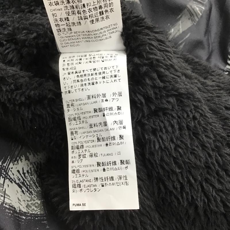 プーマ PUMA ジャケット、上着 ジャンパー、ブルゾン リバーシブル L 無地 X 総柄 黒 / ブラック / レディース USED 古着 中古 10084053