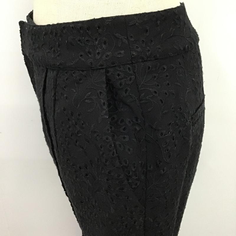 マウジー MOUSSY パンツ スラックス 2 黒 / ブラック / レディース USED 古着 中古 10084139