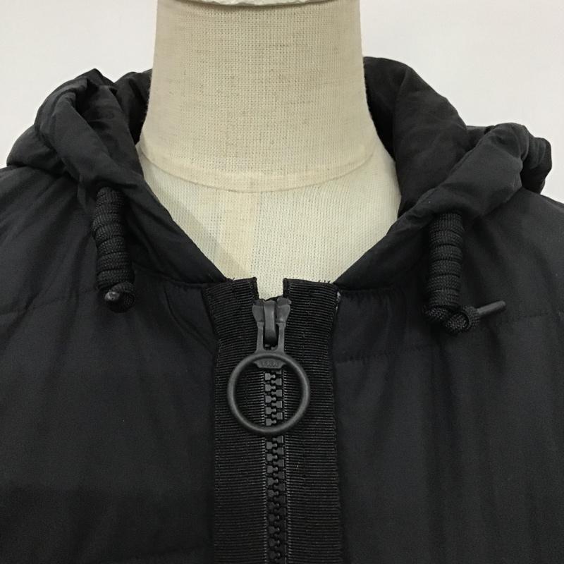 リーボック Reebok ジャケット、上着 ジャケット、ブレザー 中綿 M ロゴ、文字 黒 / ブラック / レディース USED 古着 中古 10084197