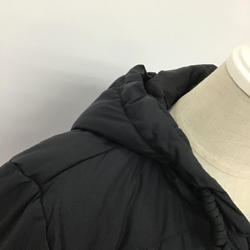 リーボック Reebok ジャケット、上着 ジャケット、ブレザー 中綿 M ロゴ、文字 黒 / ブラック / レディース USED 古着 中古 10084197