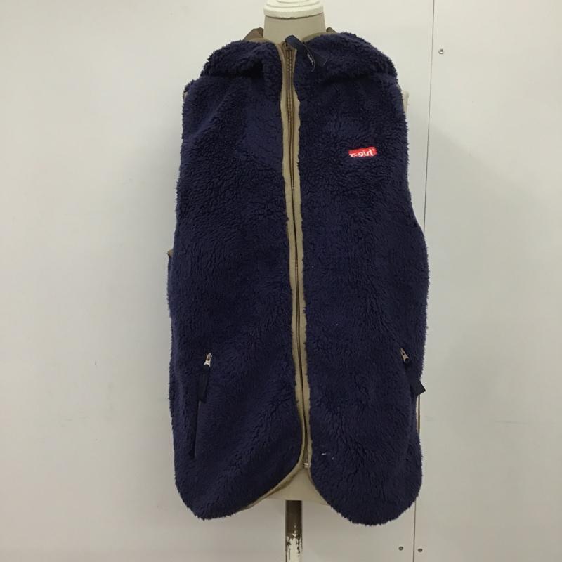エックスガール X-girl ベスト ベスト 2 無地 紺 / ネイビー / レディース USED 古着 中古 10084211