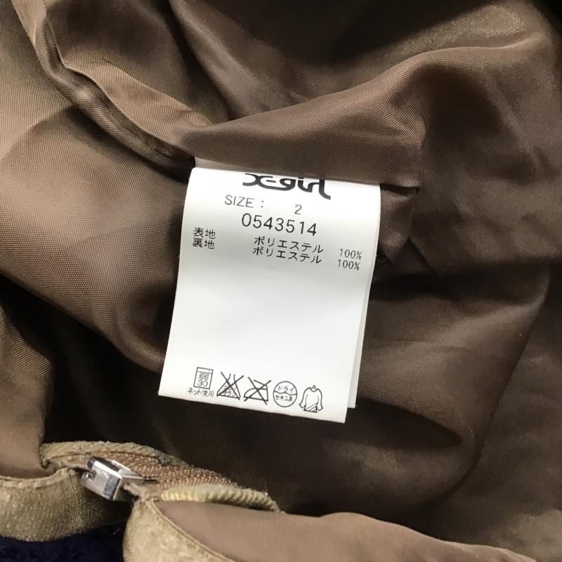 エックスガール X-girl ベスト ベスト 2 無地 紺 / ネイビー / レディース USED 古着 中古 10084211