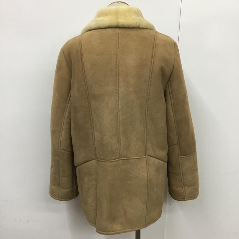 古着 USED コート コート一般 ムートンコート M 無地 ベージュ / ベージュ / メンズ USED 古着 中古 10084219