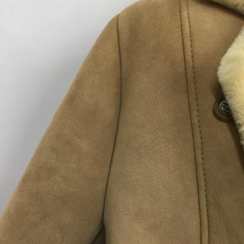 古着 USED コート コート一般 ムートンコート M 無地 ベージュ / ベージュ / メンズ USED 古着 中古 10084219