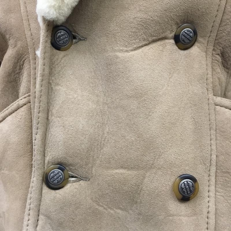 古着 USED コート コート一般 ムートンコート M 無地 ベージュ / ベージュ / メンズ USED 古着 中古 10084219