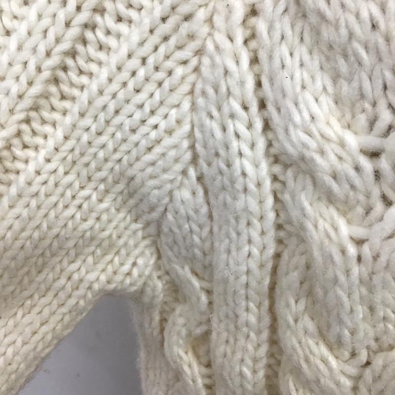 サマンサモスモス Samansa Mos2 カーディガン 長袖 160268 前後着 M オフホワイト / オフホワイト / レディース USED 古着 中古 10084240