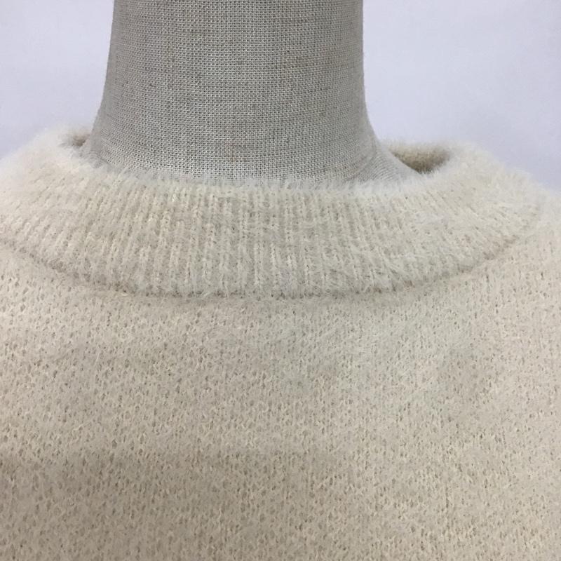 センスオブプレイスバイアーバンリサーチ SENSE OF PLACE by URBAN RESEARCH ニット、セーター 長袖 AA27-22A130 シャギーセーター 無地 アイボリー / アイボリー / レディース USED 古着 中古 10084242