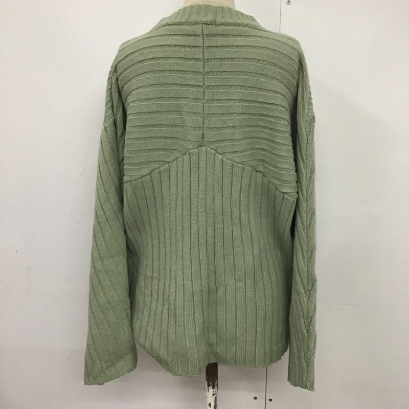 ローリーズファーム LOWRYS FARM ニット、セーター 長袖 FREE 無地 薄緑 / ライトグリーン / レディース USED 古着 中古 10084276