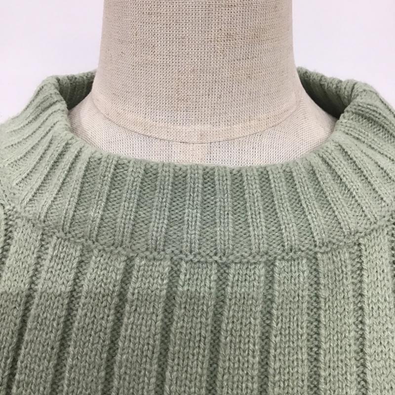 ローリーズファーム LOWRYS FARM ニット、セーター 長袖 FREE 無地 薄緑 / ライトグリーン / レディース USED 古着 中古 10084276