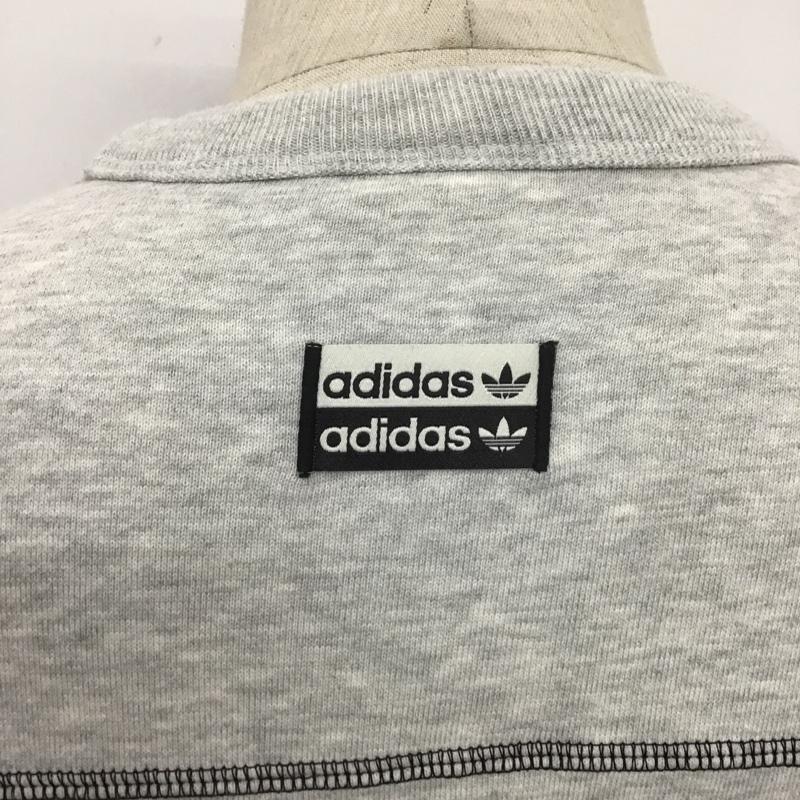 アディダス adidas トレーナー 長袖 GD9308 M 無地 灰 / グレー / メンズ USED 古着 中古 10084317
