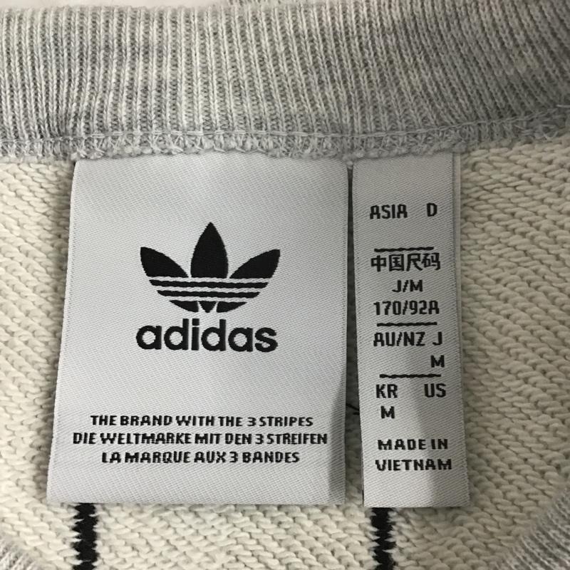アディダス adidas トレーナー 長袖 GD9308 M 無地 灰 / グレー / メンズ USED 古着 中古 10084317