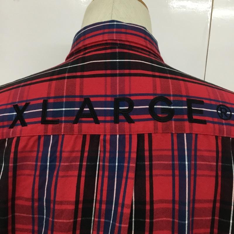 エクストララージ XLARGE シャツ、ブラウス 長袖 M チェック マルチカラー / マルチカラー / メンズ USED 古着 中古 10084357
