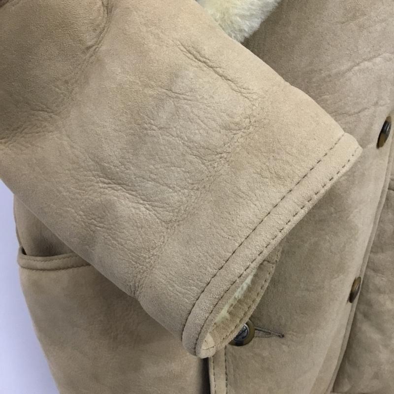 古着 USED コート コート一般 ムートン XL 無地 ベージュ / ベージュ / メンズ USED 古着 中古 10084429