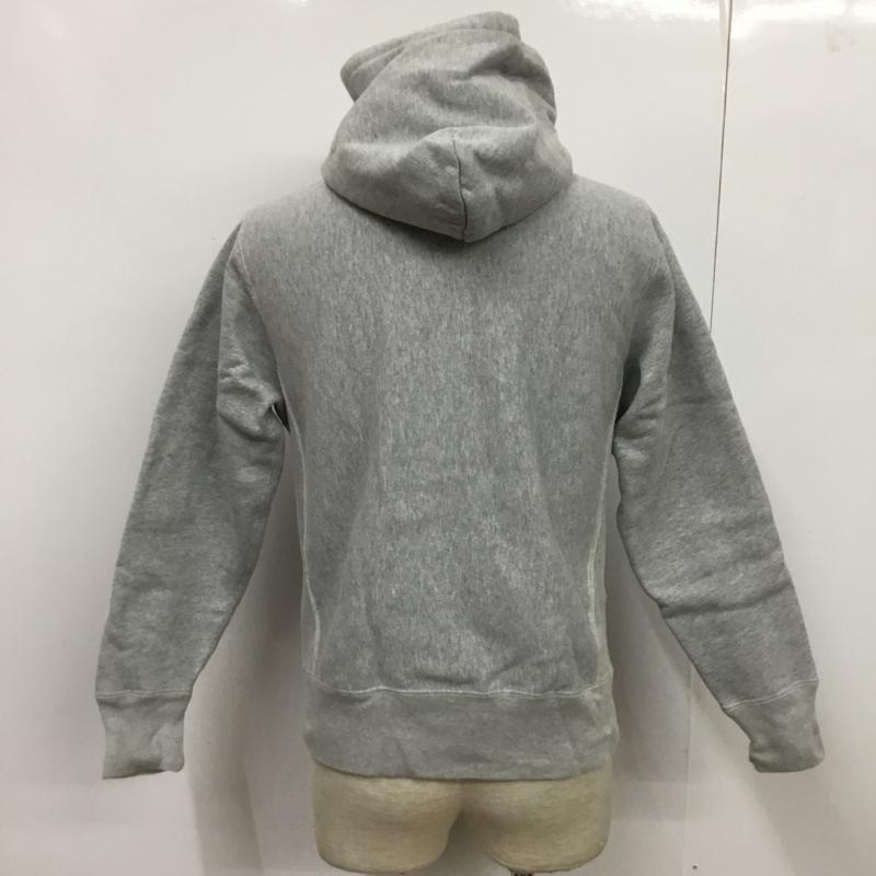 チャンピオン Champion パーカー 長袖 C3-W125 WIND STOPPER S ワンポイント 灰 / グレー / メンズ USED 古着 中古 10084442