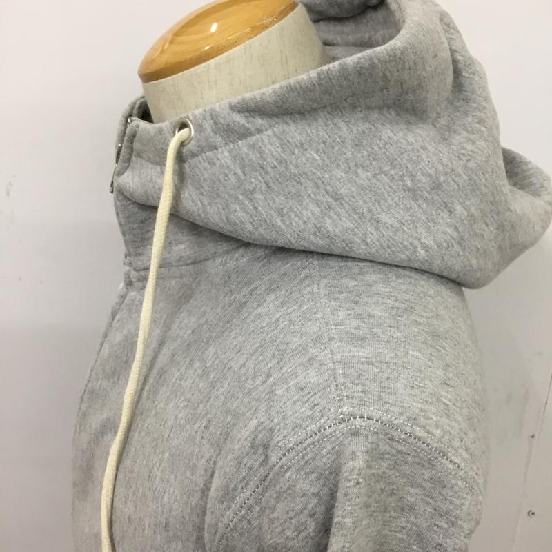 チャンピオン Champion パーカー 長袖 C3-W125 WIND STOPPER S ワンポイント 灰 / グレー / メンズ USED 古着 中古 10084442