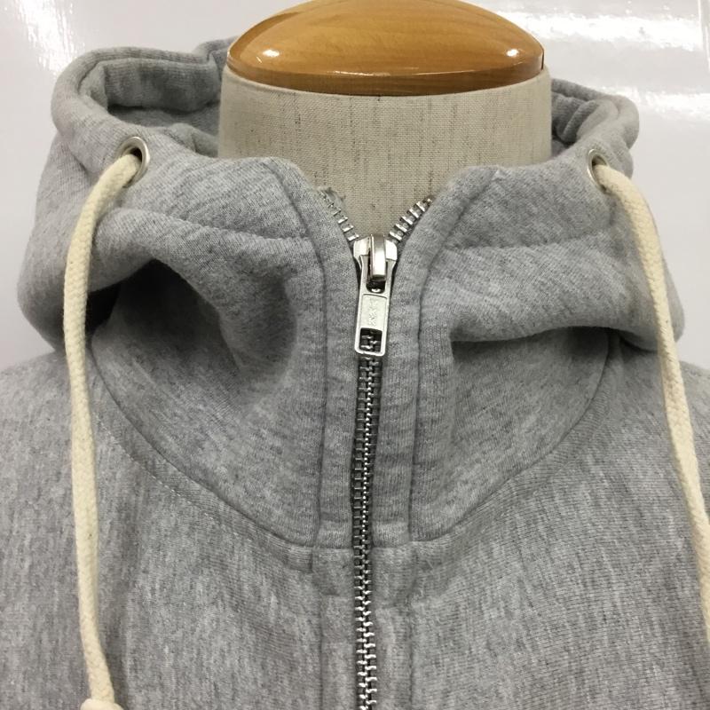 チャンピオン Champion パーカー 長袖 C3-W125 WIND STOPPER S ワンポイント 灰 / グレー / メンズ USED 古着 中古 10084442