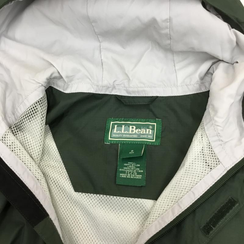 エルエルビーン L.L.Bean ジャケット、上着 ジャンパー、ブルゾン マウンテンパーカー S ロゴ、文字 緑 / グリーン / メンズ USED 古着 中古 10084454
