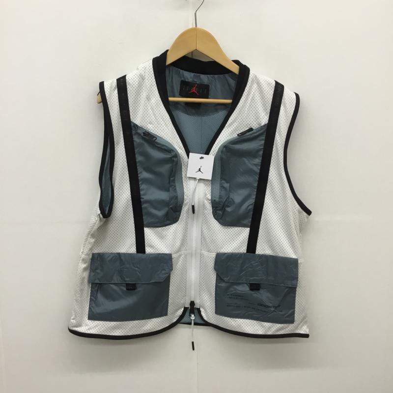 ジョーダンブランド JORDAN BRAND ベスト ベスト JORDAN 23 ENGINEERED VEST DM1387-030 メッシュ L 白 / ホワイト / X 黒 / ブラック / メンズ USED 古着 中古 10084457