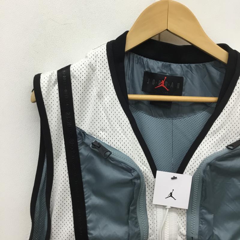 ジョーダンブランド JORDAN BRAND ベスト ベスト JORDAN 23 ENGINEERED VEST DM1387-030 メッシュ L 白 / ホワイト / X 黒 / ブラック / メンズ USED 古着 中古 10084457