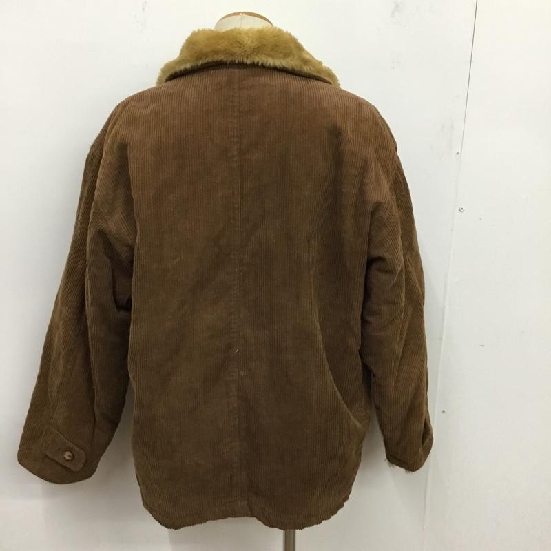 古着 USED コート コート一般 コーデュロイ 中綿 M 無地 茶 / ブラウン / メンズ USED 古着 中古 10084554