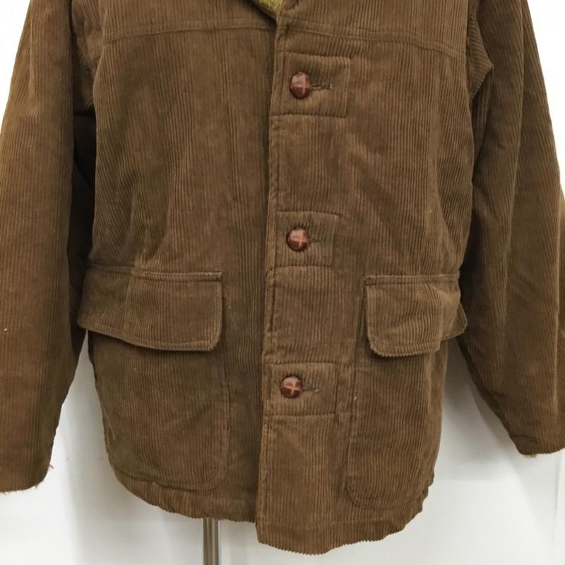 古着 USED コート コート一般 コーデュロイ 中綿 M 無地 茶 / ブラウン / メンズ USED 古着 中古 10084554