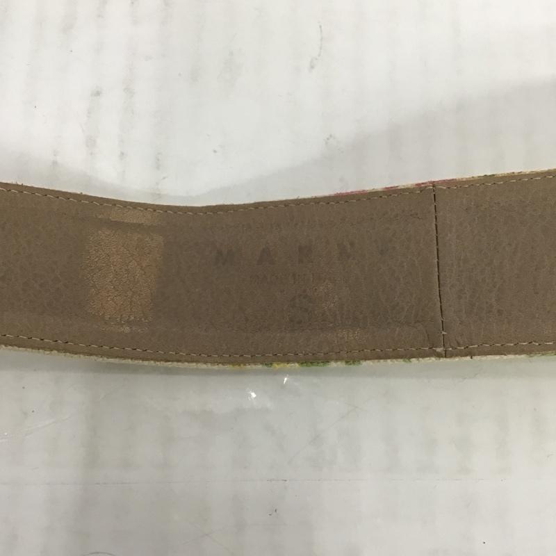 マルニ MARNI ベルト・バックル ベルト チェーン 花柄 金 / ゴールド / X ベージュ / ベージュ / レディース USED 古着 中古 10084760
