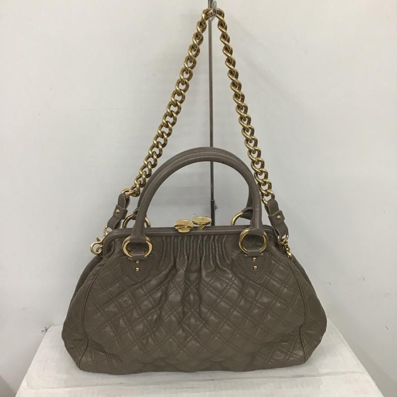 マークジェイコブス MARCJACOBS ショルダーバッグ ショルダーバッグ がま口 キルティング レザー 無地 灰 / グレー / レディース USED 古着 中古 10084766