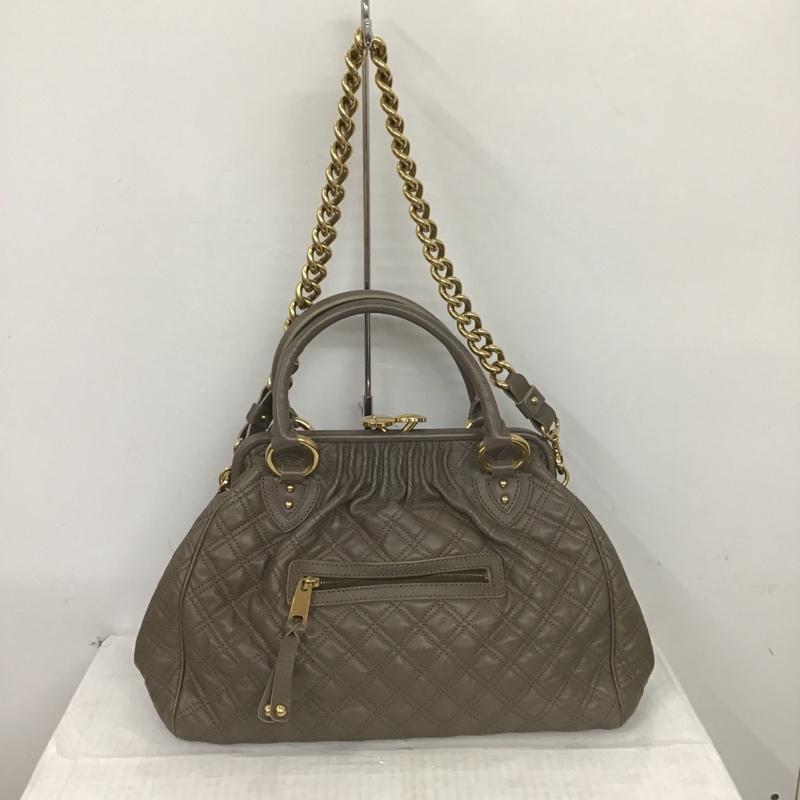 マークジェイコブス MARCJACOBS ショルダーバッグ ショルダーバッグ がま口 キルティング レザー 無地 灰 / グレー / レディース USED 古着 中古 10084766