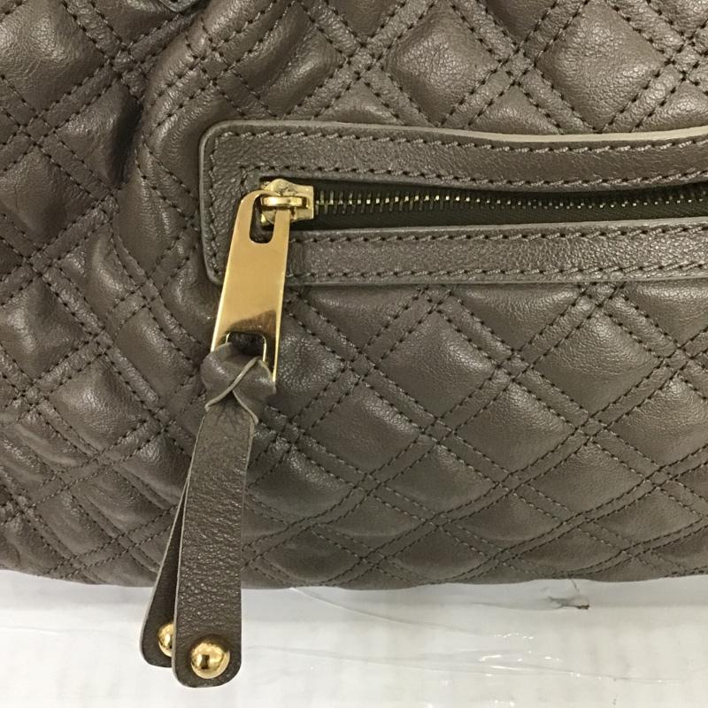 マークジェイコブス MARCJACOBS ショルダーバッグ ショルダーバッグ がま口 キルティング レザー 無地 灰 / グレー / レディース USED 古着 中古 10084766