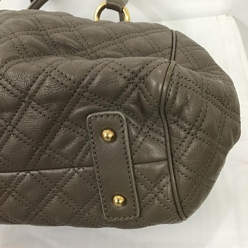 マークジェイコブス MARCJACOBS ショルダーバッグ ショルダーバッグ がま口 キルティング レザー 無地 灰 / グレー / レディース USED 古着 中古 10084766
