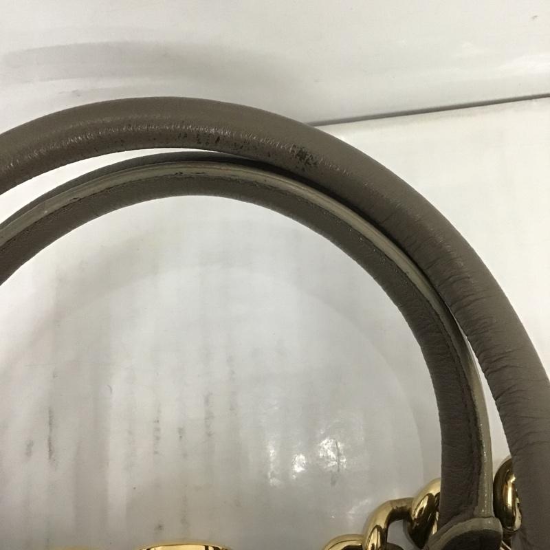 マークジェイコブス MARCJACOBS ショルダーバッグ ショルダーバッグ がま口 キルティング レザー 無地 灰 / グレー / レディース USED 古着 中古 10084766
