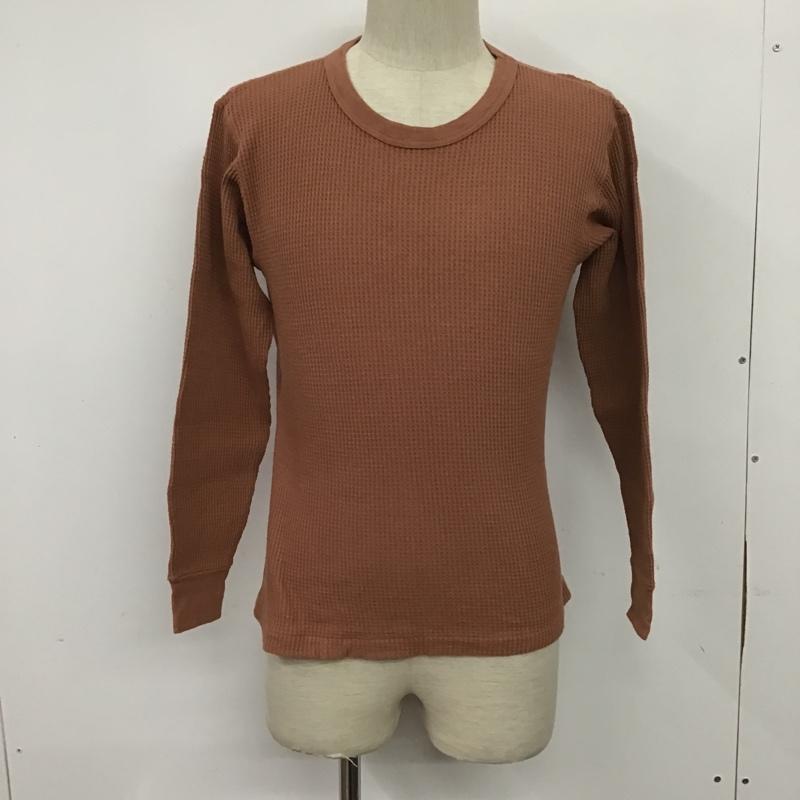 ロバート ピー ミラー Robert P Miller カットソー 長袖 ワッフル M 無地 茶 / ブラウン / メンズ USED 古着 中古 10084805