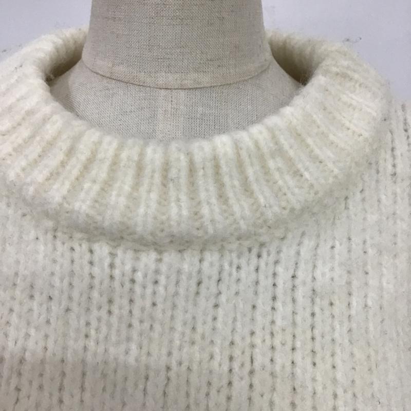ザラ ZARA ニット、セーター 長袖 9598 184 330 カラーブロックセーター M 無地 アイボリー / アイボリー / X 茶 / ブラウン / X マスタード / マスタード / レディース USED 古着 中古 10084936
