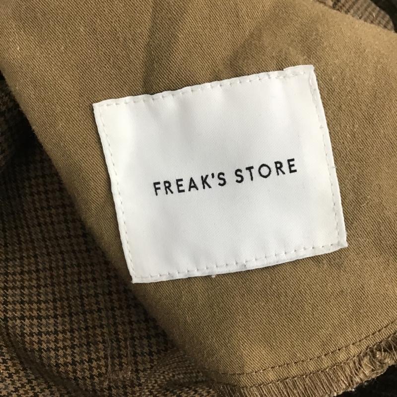フリークスストア FREAK'S STORE ボトムス ボトムス 213-1428 タック入り イージーパンツ L チェック 茶 / ブラウン / X 黒 / ブラック / X 灰 / グレー / メンズ USED 古着 中古 10085011