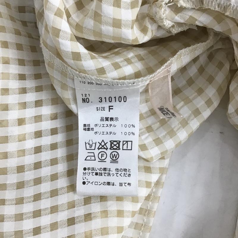 ナイスクラップ NICE CLAUP チュニック 半袖 FREE チェック マルチカラー / マルチカラー / レディース USED 古着 中古 10085017