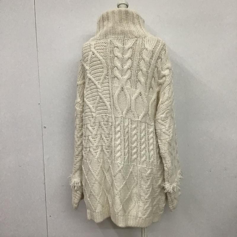 ヘザー Heather ニット、セーター 長袖 HE063414TS タートル FREE 無地 白 / ホワイト / レディース USED 古着 中古 10085018