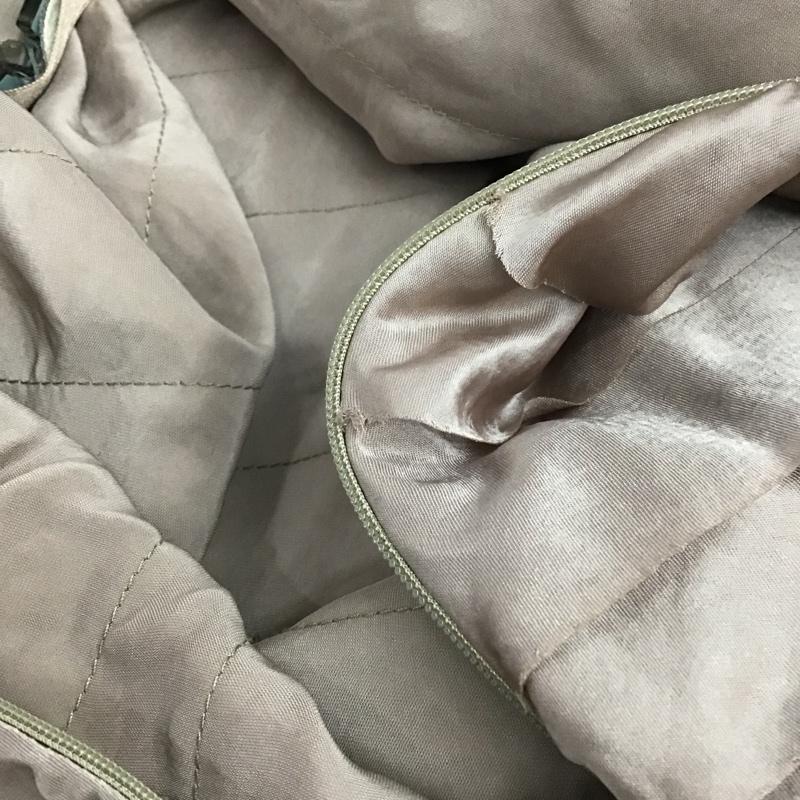 ランバン LANVIN ワンピース ひざ丈スカート 36 無地 ベージュ / ベージュ / レディース USED 古着 中古 10085051