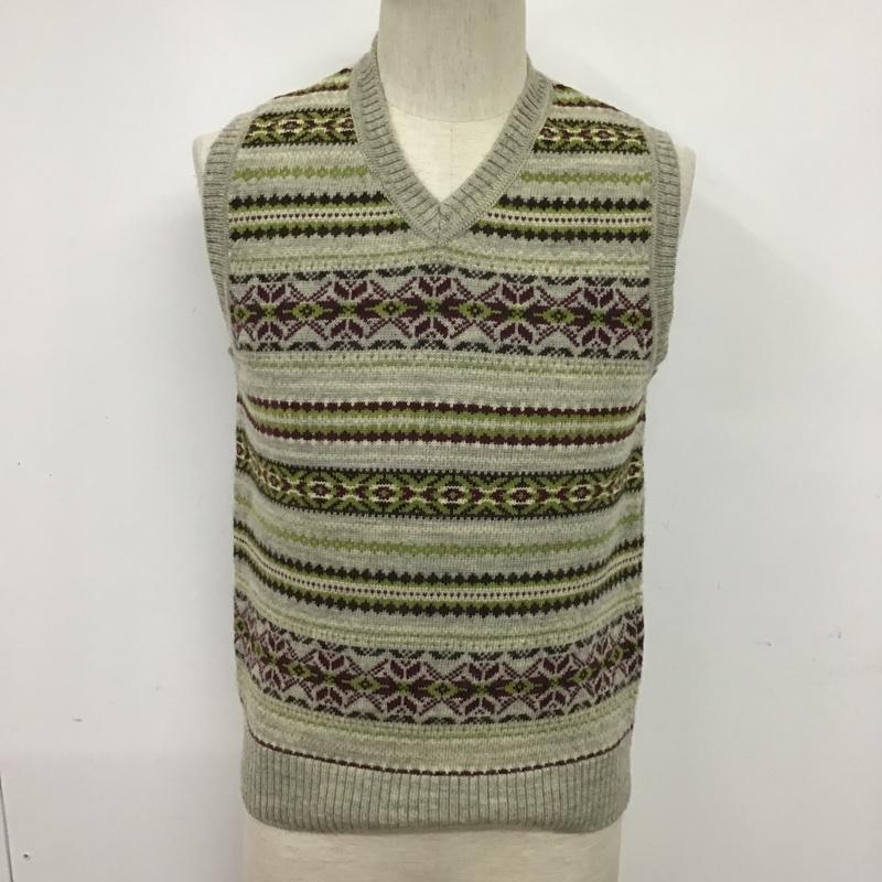 グリーンレーベルリラクシング green label relaxing ベスト ベスト S 総柄 マルチカラー / マルチカラー / レディース USED 古着 中古 10085070